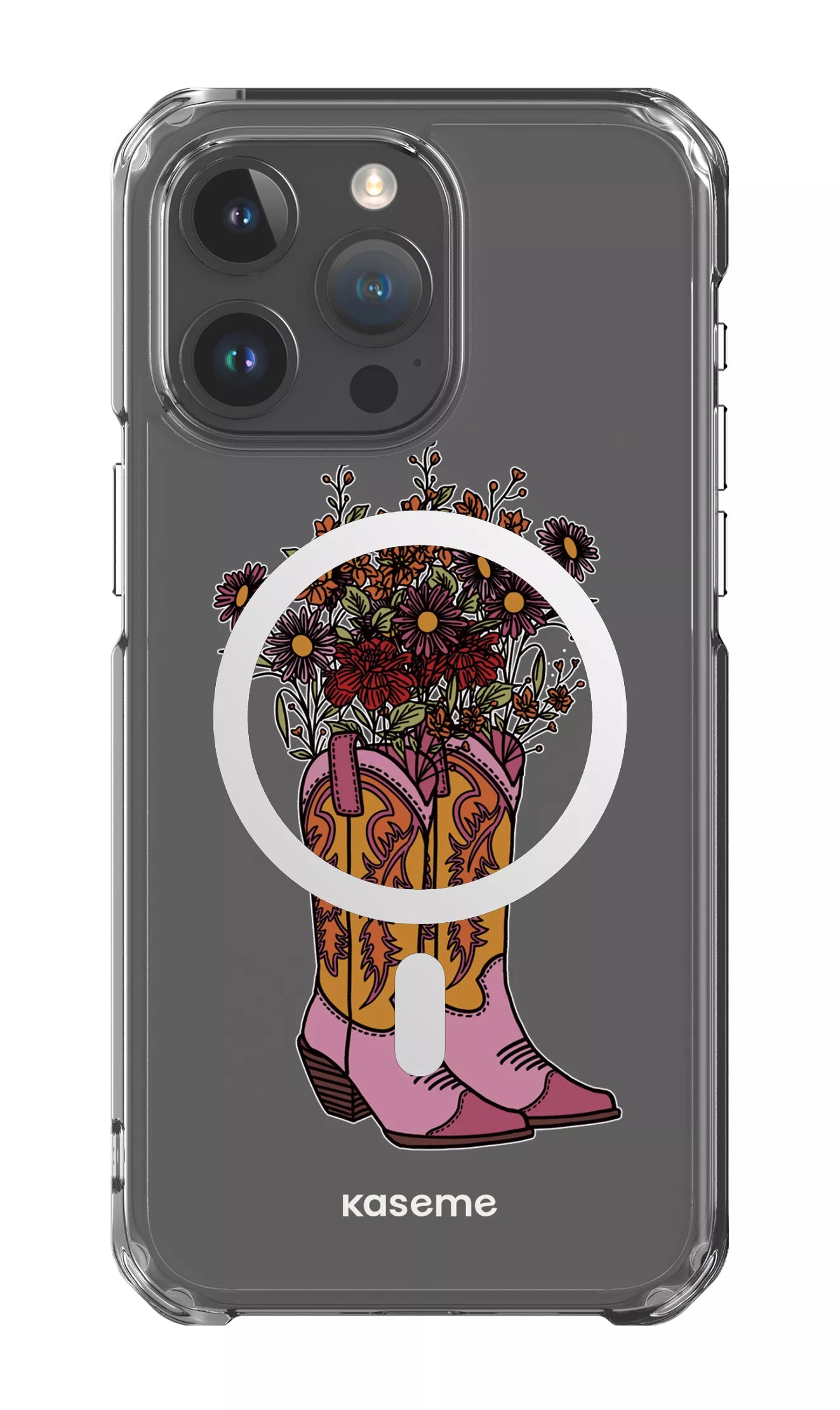 iPhone 15 Pro Max Clear Case - Magsafe Howdy Clear Case -