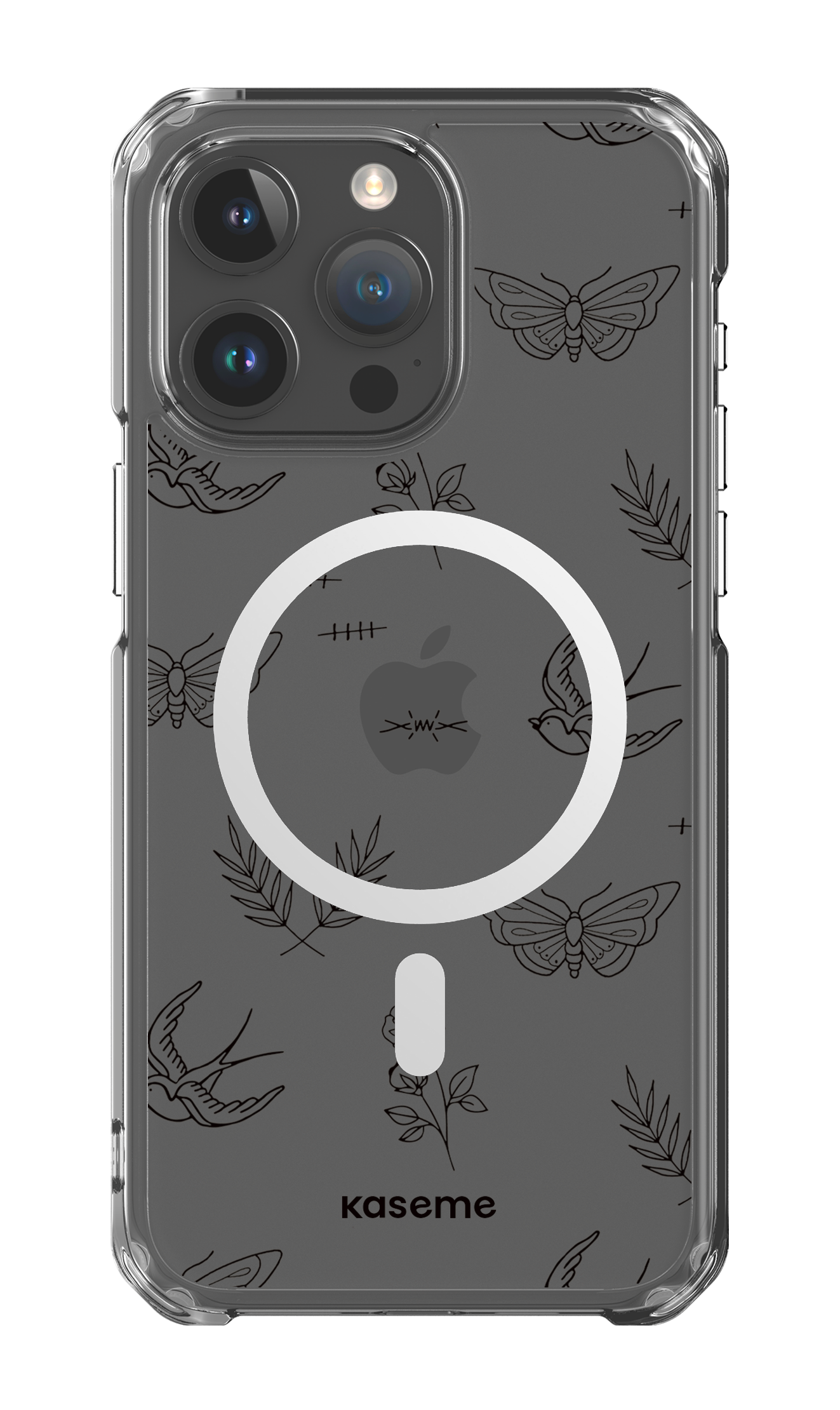 iPhone 15 Pro Max Clear Case - Magsafe Ink Clear Case -