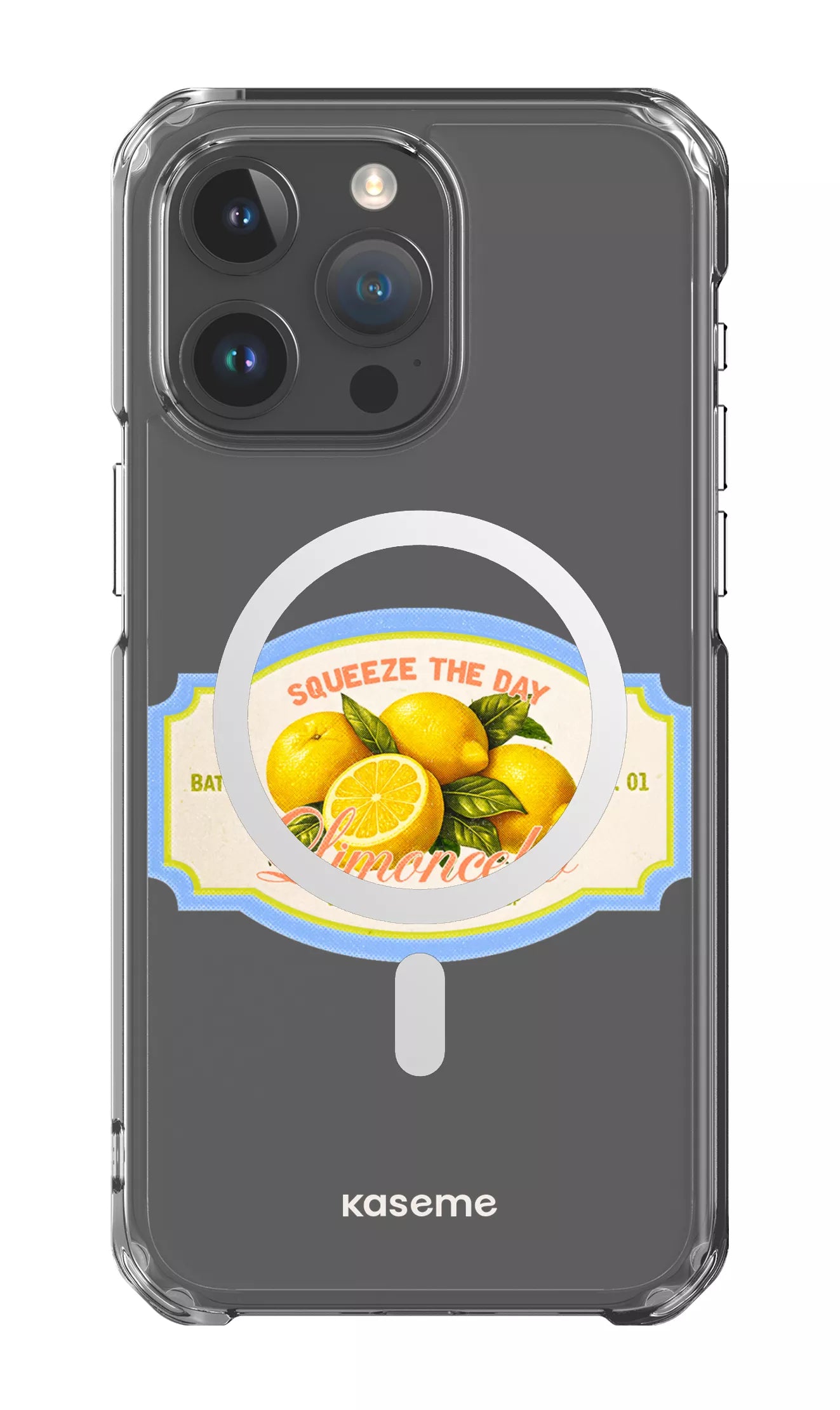 iPhone 15 Pro Max Clear Case - Magsafe Limoncello Clear Case -
