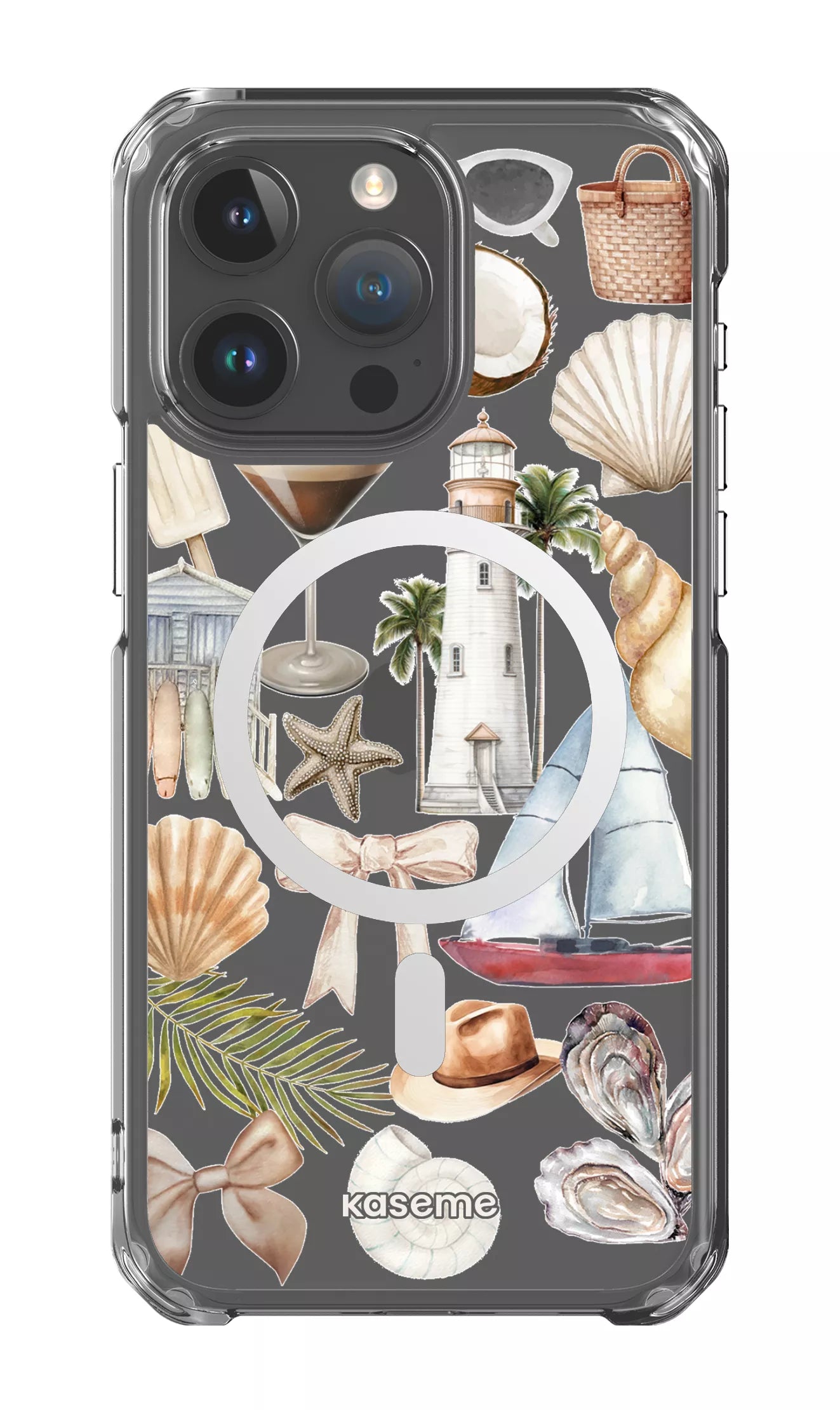 iPhone 15 Pro Max Clear Case - Magsafe Riviera Clear Case -