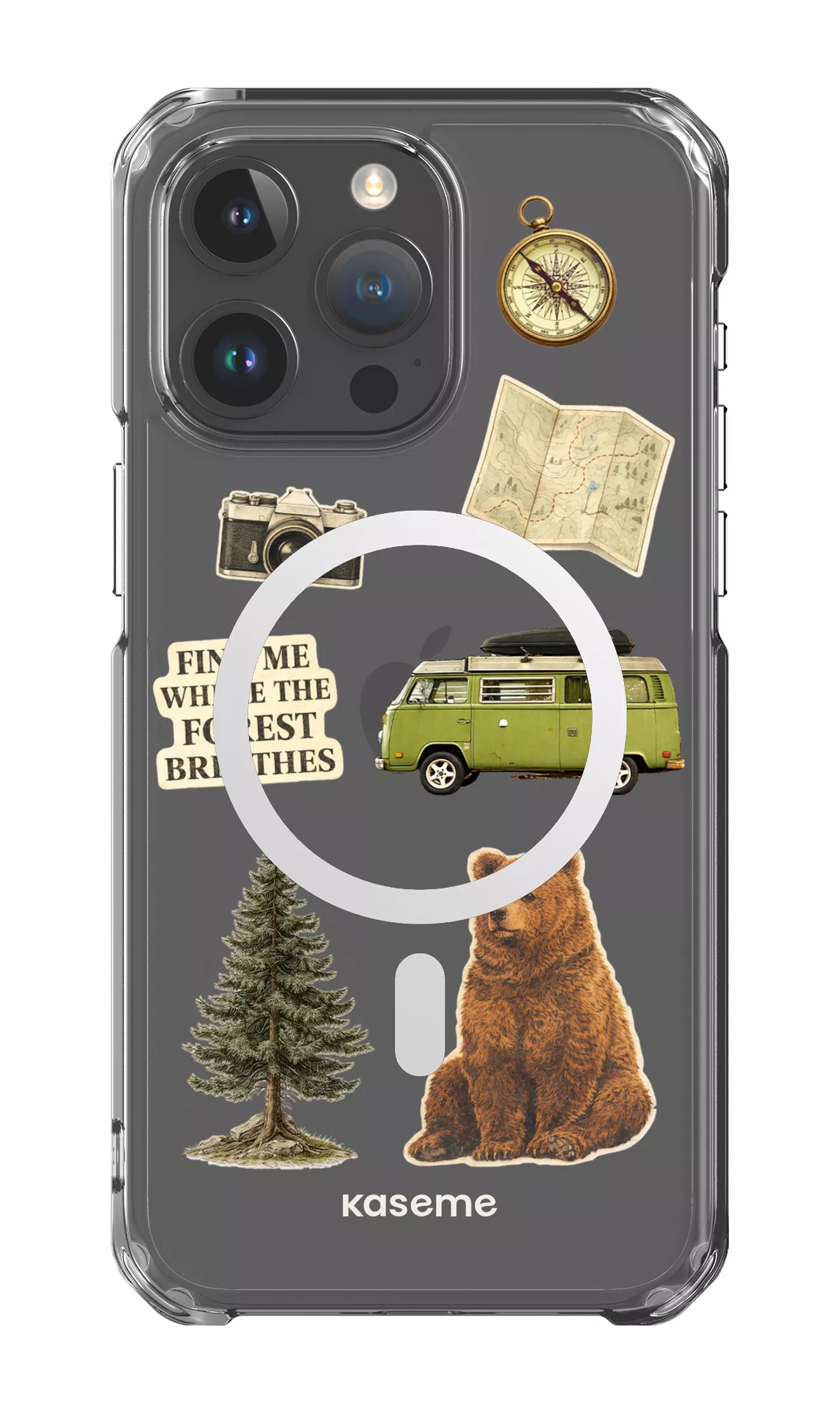 iPhone 15 Pro Max Clear Case - Magsafe Roamer Clear Case -