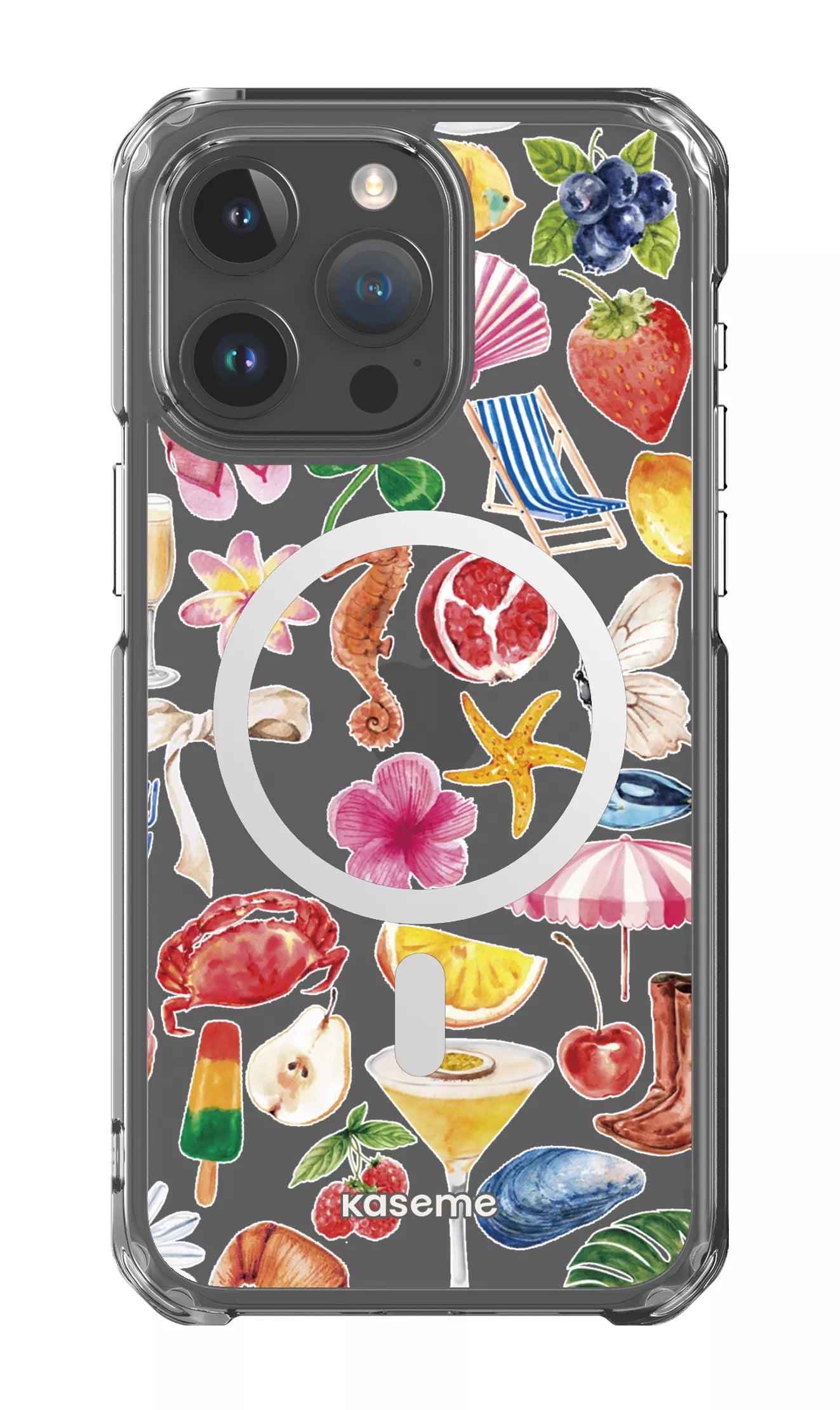 iPhone 15 Pro Max Clear Case - Magsafe St-Tropez Clear Case -