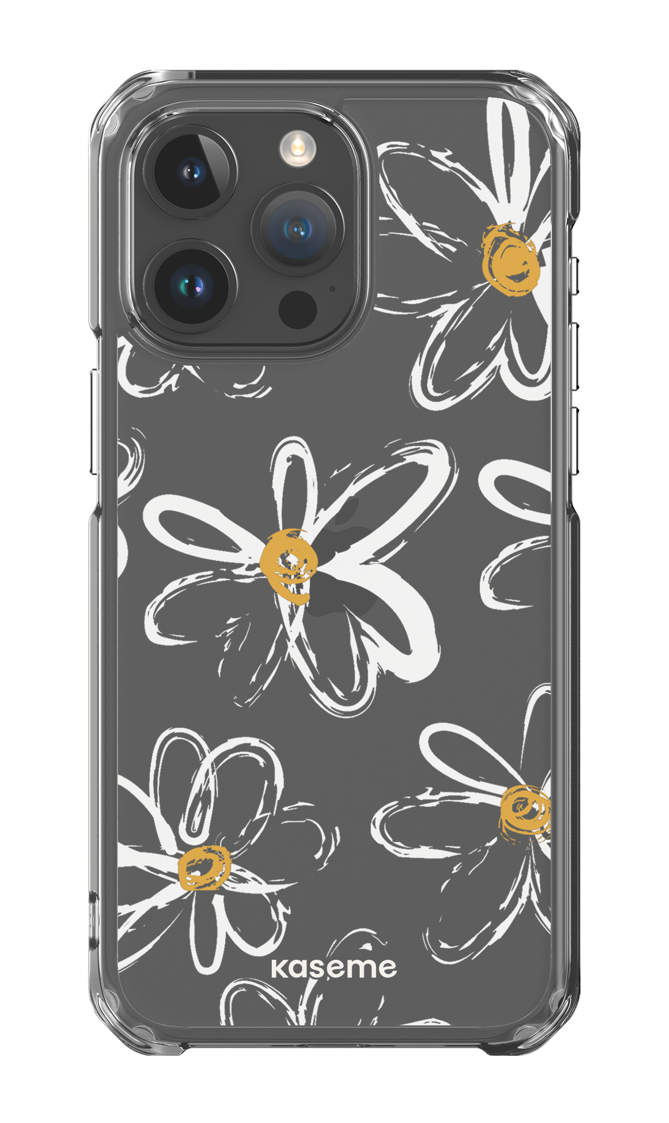 iPhone 15 Pro Max Clear Case Give me flowers Clear Case -
