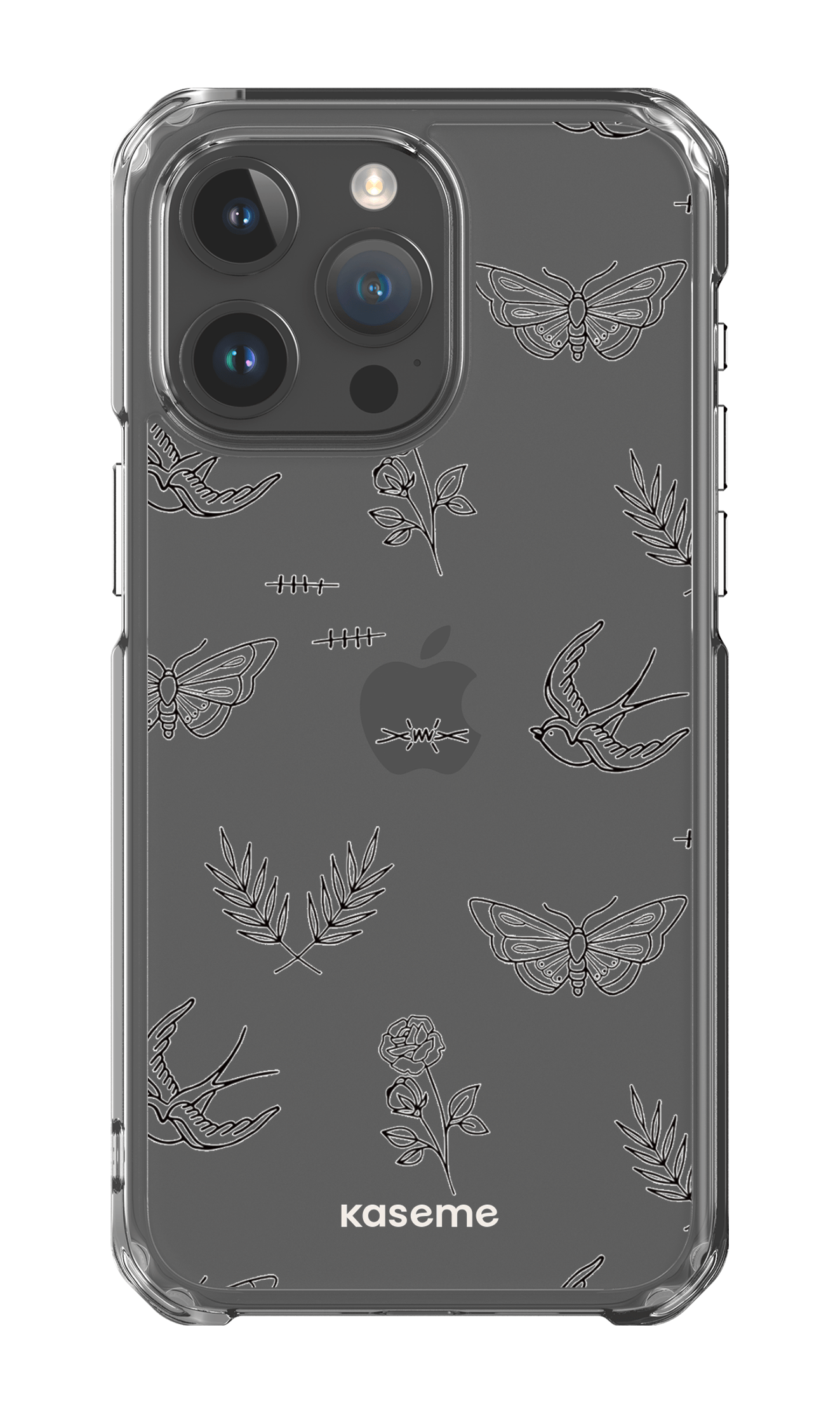 iPhone 15 Pro Max Clear Case Ink Clear Case -