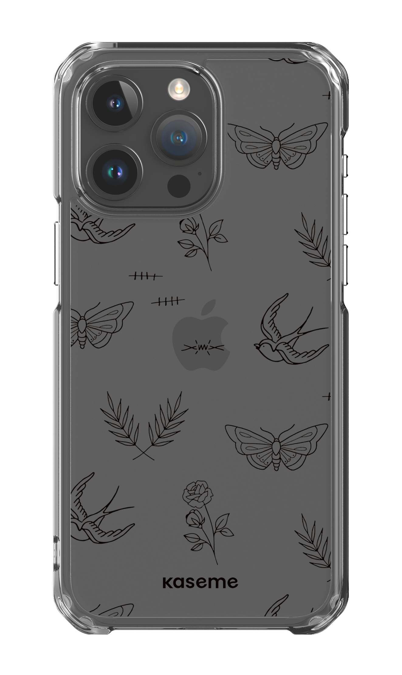iPhone 15 Pro Max Clear Case Ink clear case -