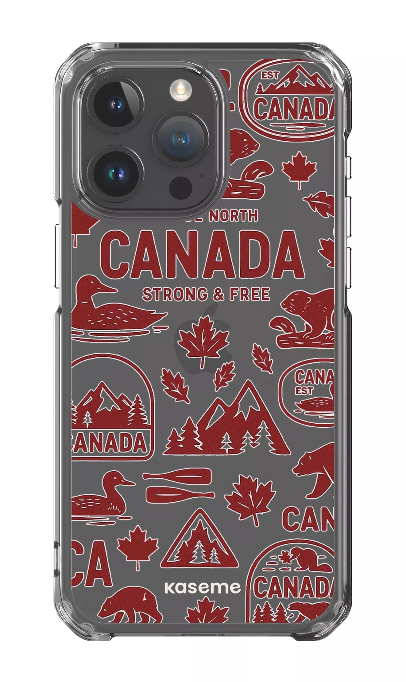 iPhone 15 Pro Max Clear Case Oh Canada Clear Case -