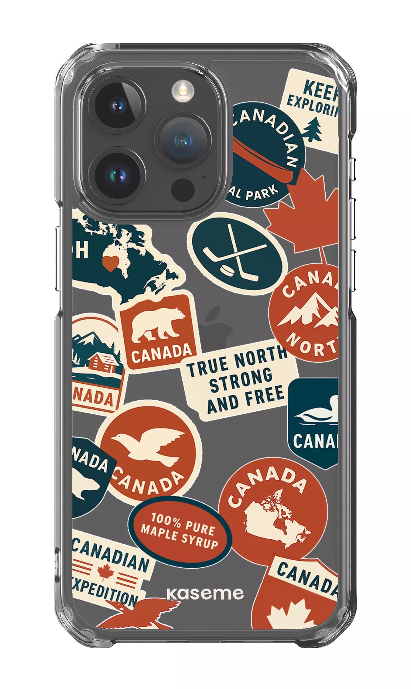 iPhone 15 Pro Max Clear Case Oh Maple Clear Case -