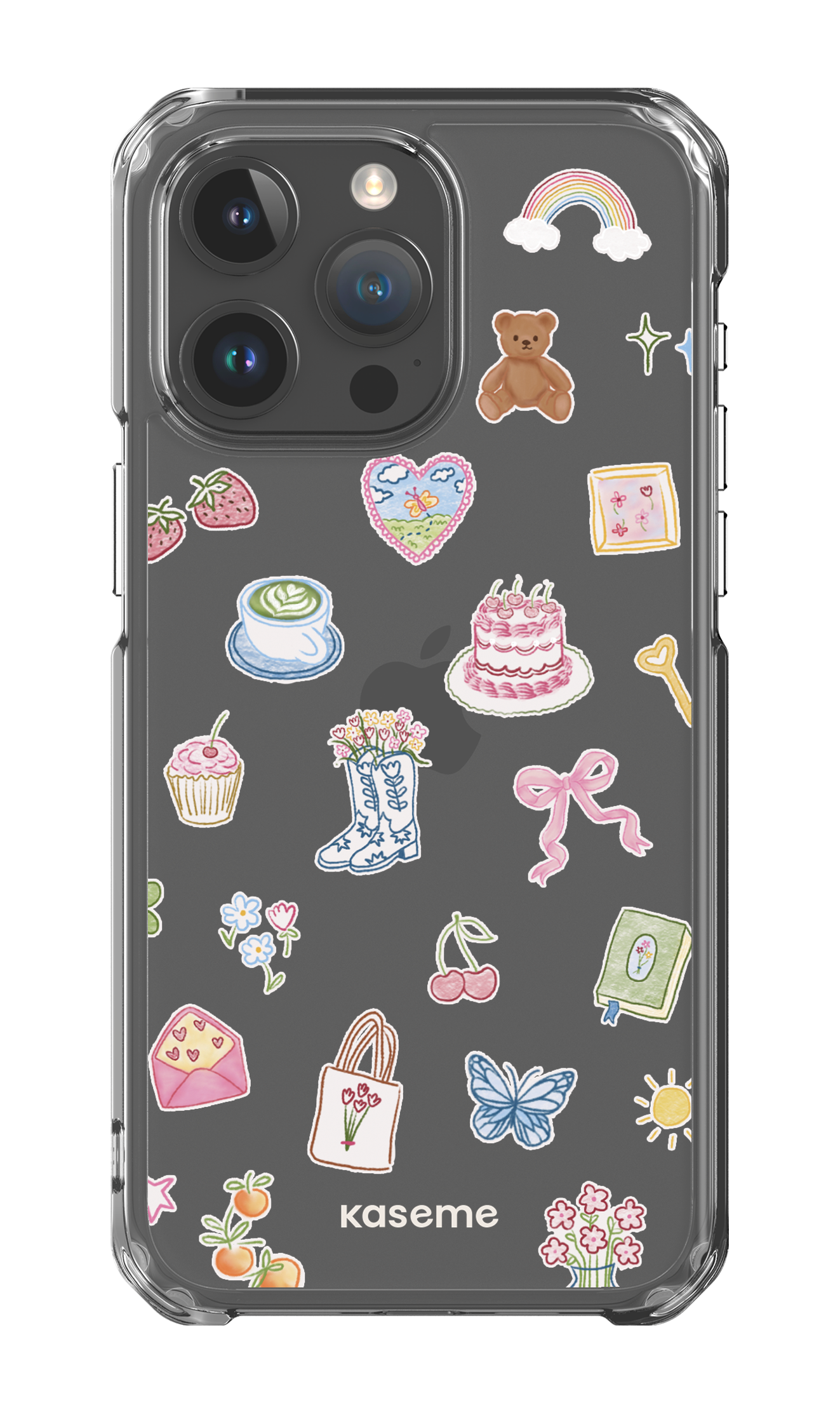 iPhone 15 Pro Max Clear Case Poetry Clear Case -