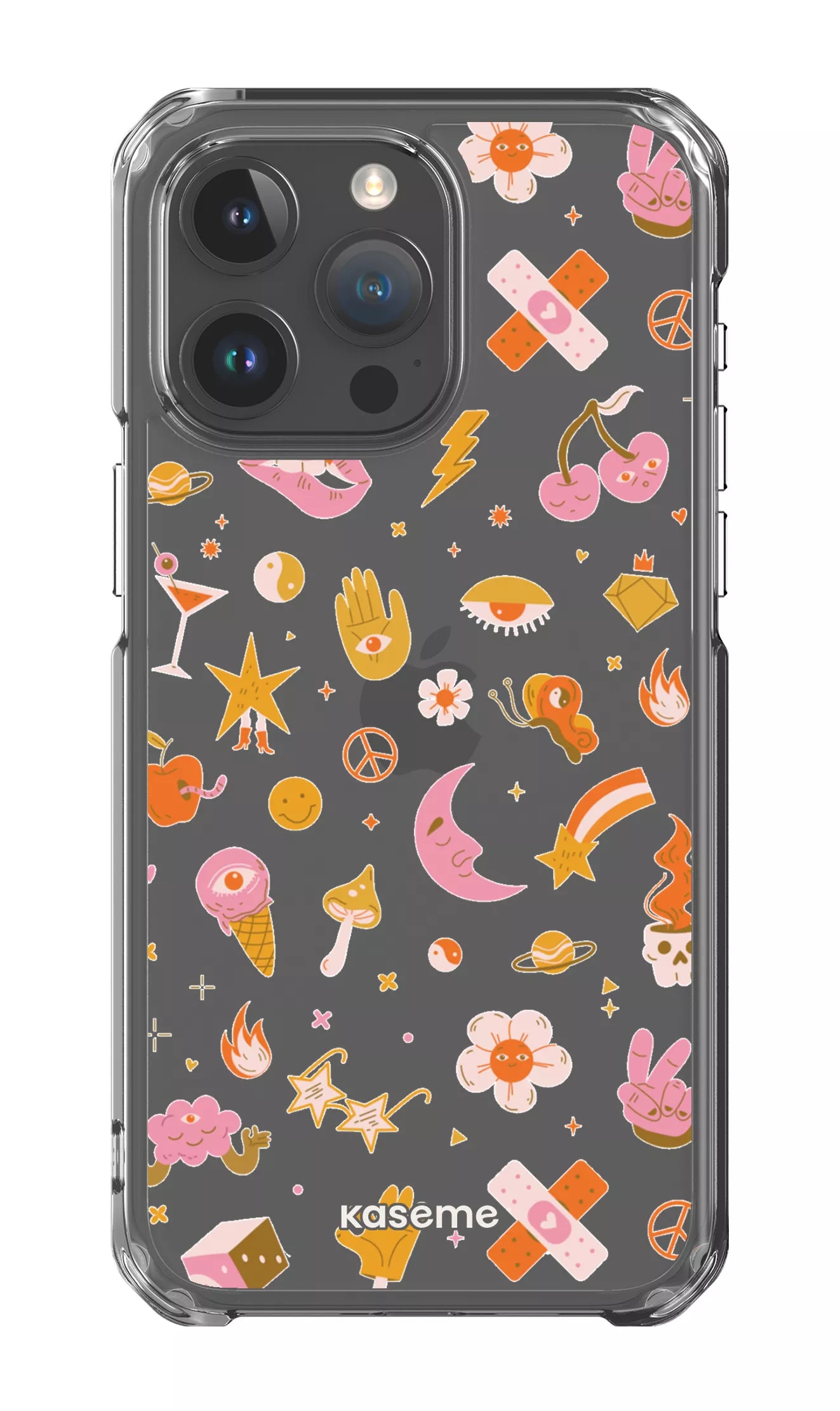 iPhone 15 Pro Max Clear Case Psycho Clear Case -