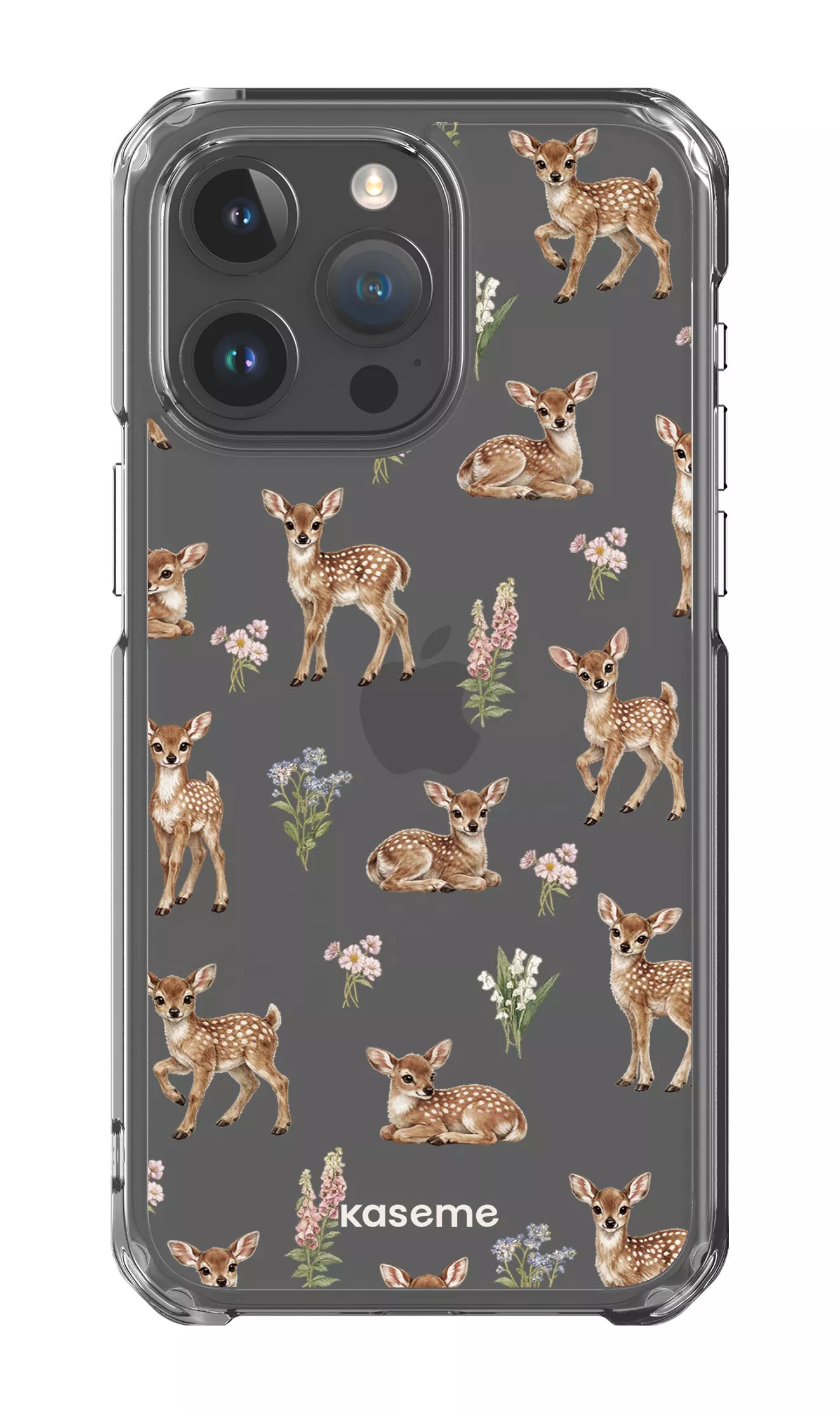 iPhone 15 Pro Max Clear Case Sweet Bambi Clear Case -