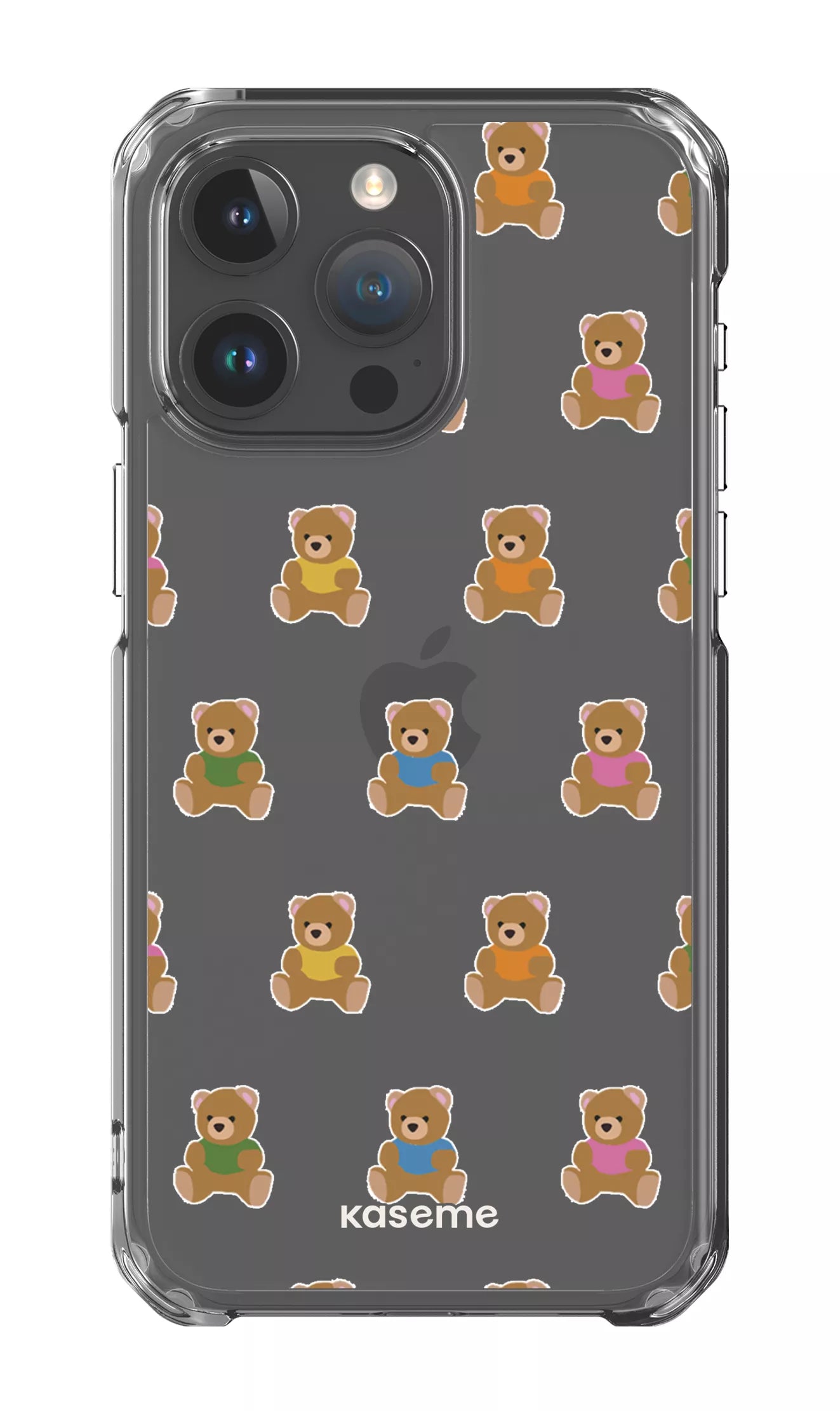 iPhone 15 Pro Max Clear Case Teddy Clear Case -