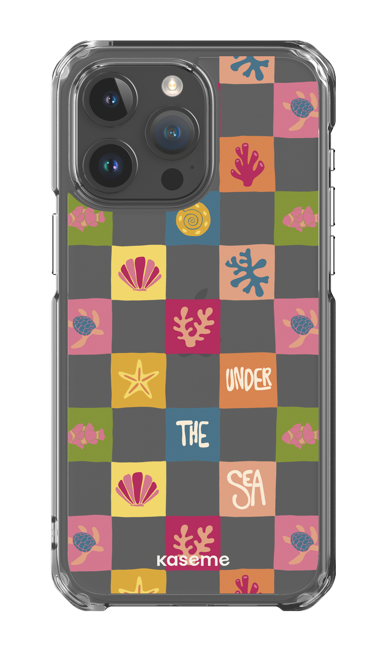 iPhone 15 Pro Max Clear Case Under the sea Clear Case -
