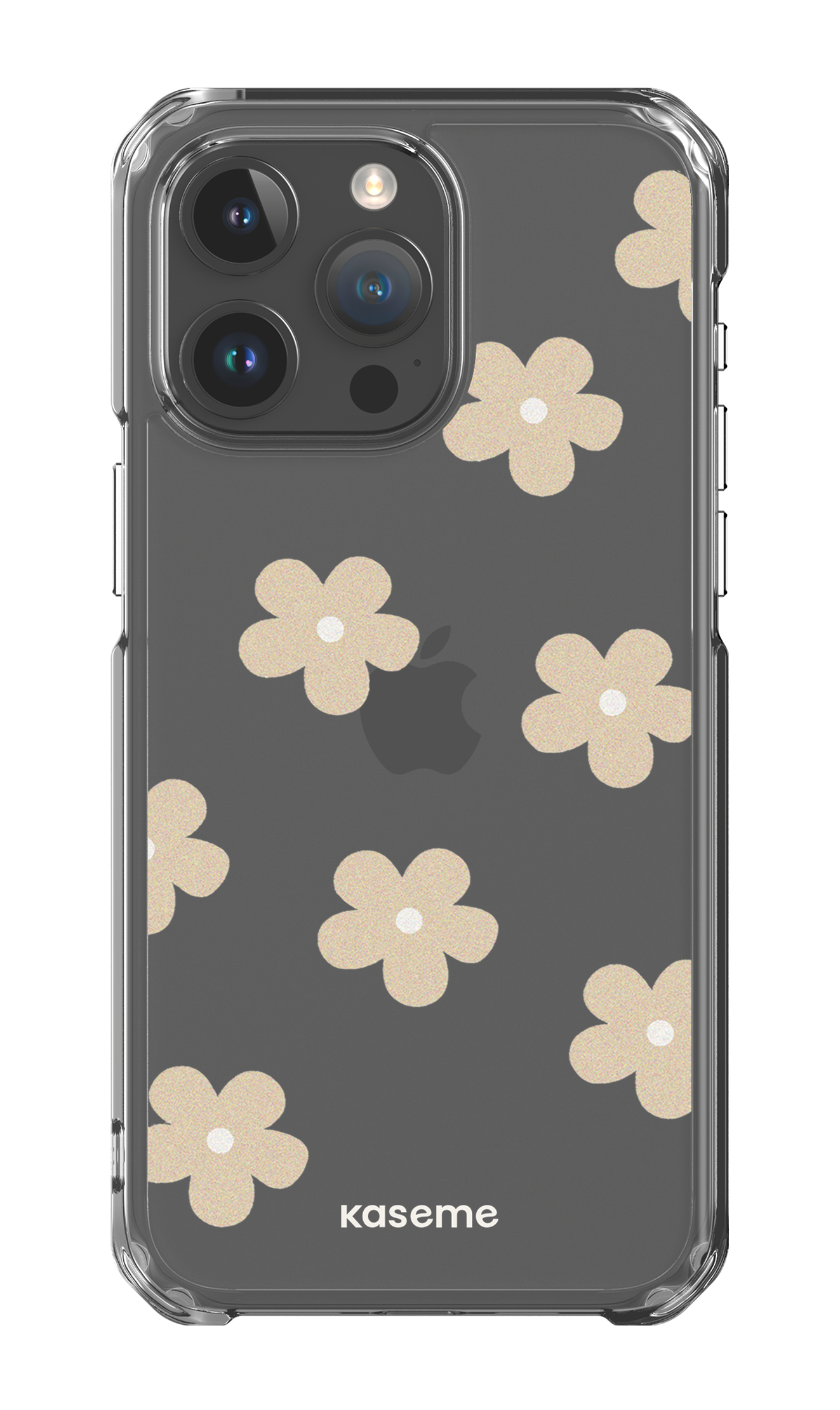 iPhone 15 Pro Max Clear Case Woodstock Beige Clear Case -