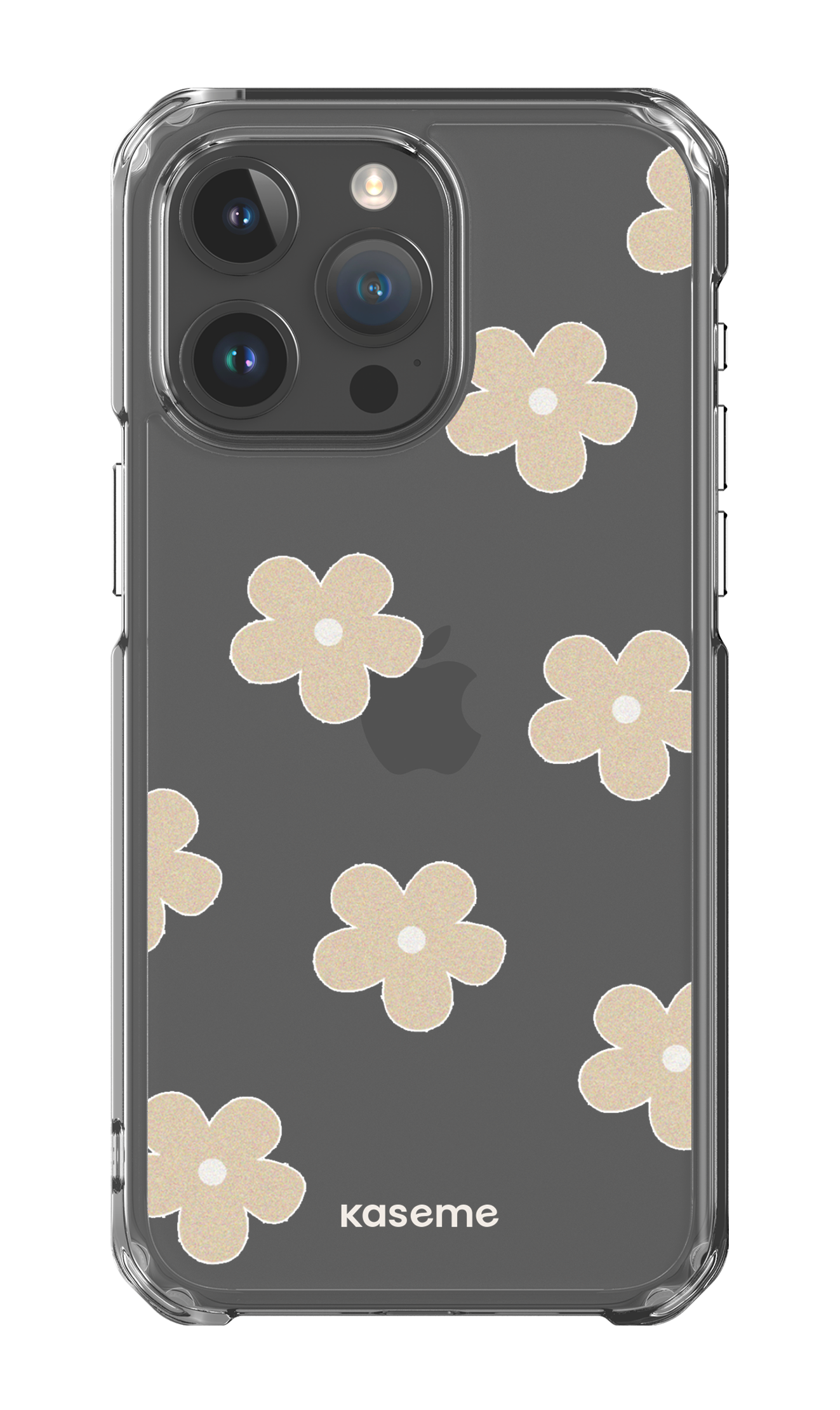 iPhone 15 Pro Max Clear Case Woodstock Beige Clear Case -