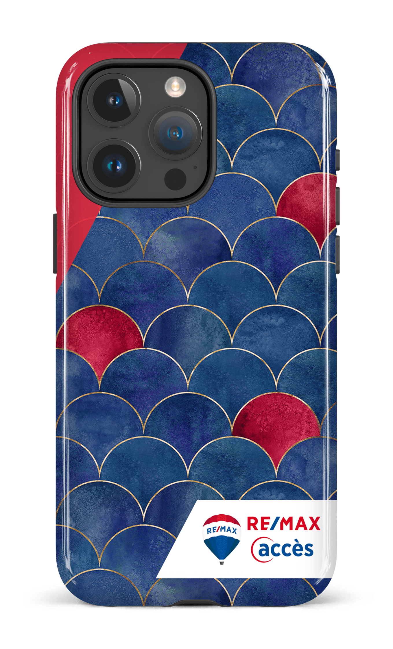 iPhone 15 Pro Max Tough Écailles bicolores -