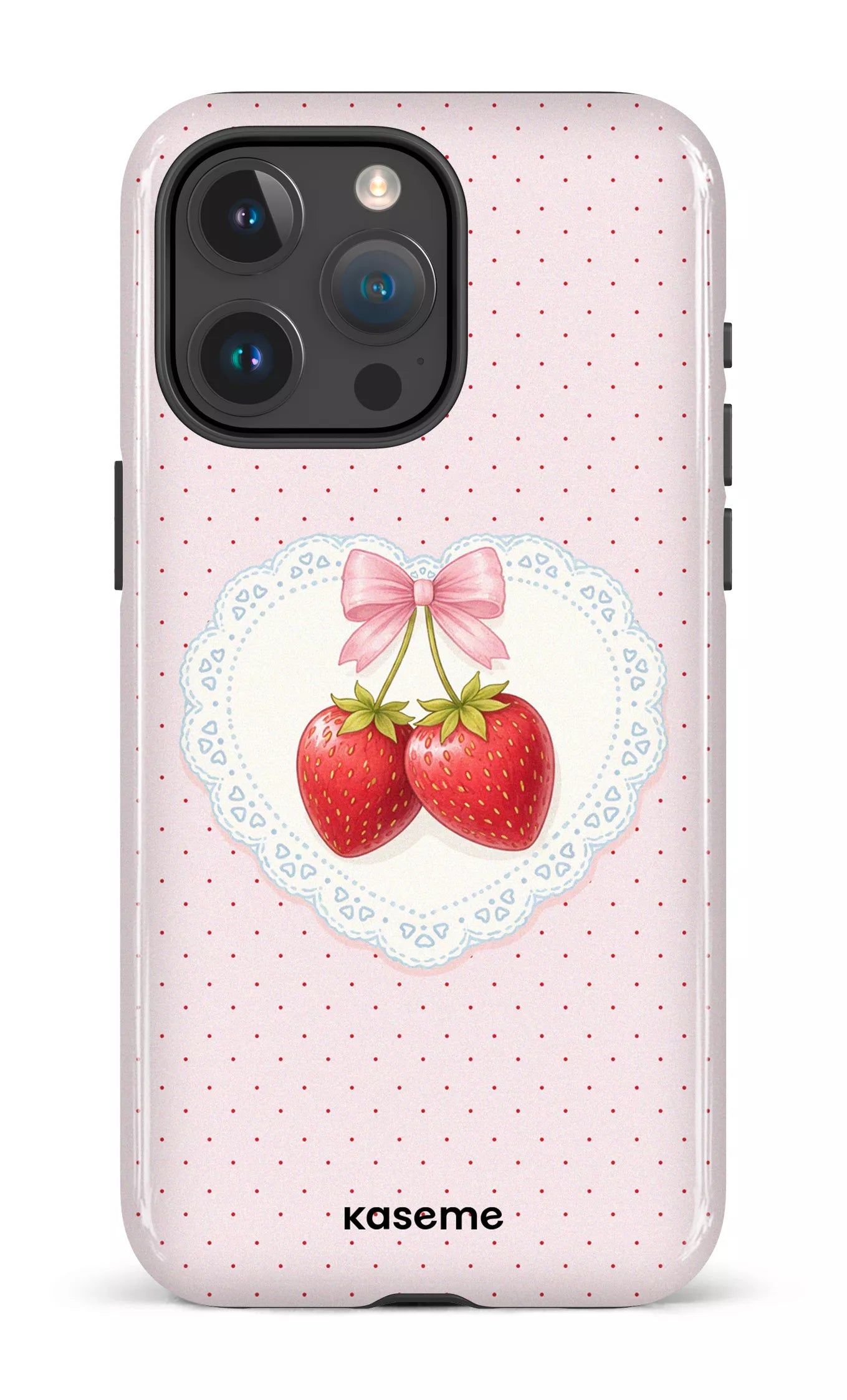 iPhone 15 Pro Max Tough Fresa Lace Pink -