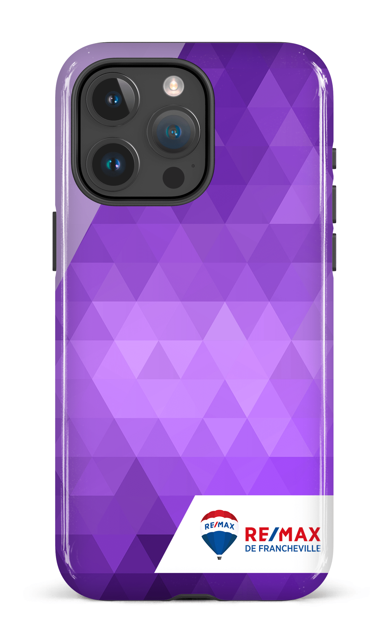 iPhone 15 Pro Max Tough Motif Triangle de Francheville -