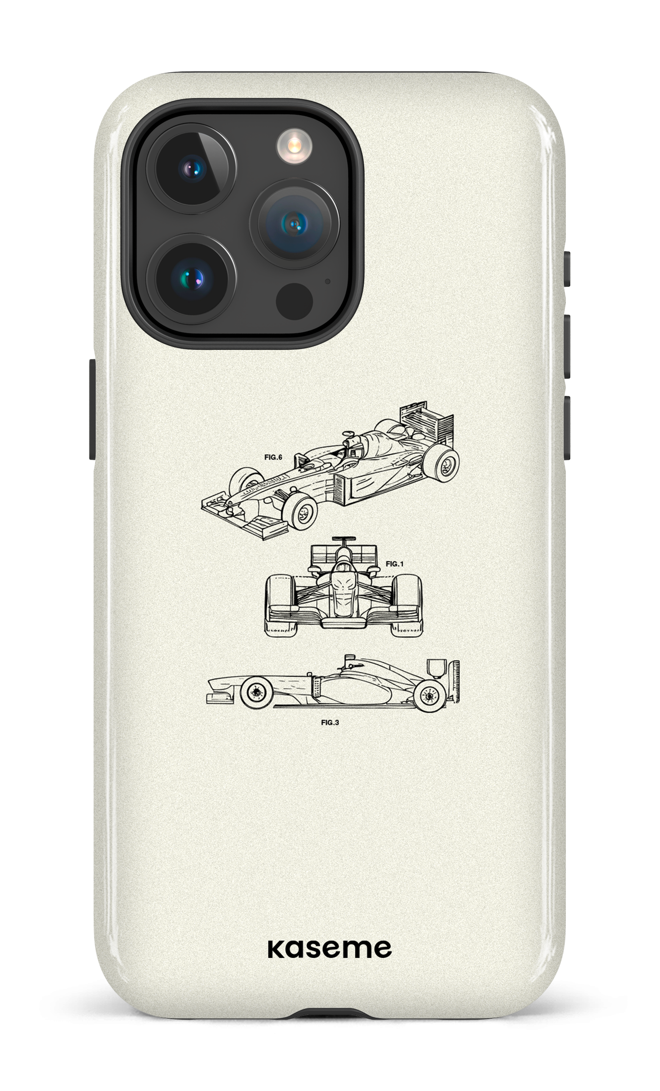 iPhone 15 Pro Max Tough Sport Car White -