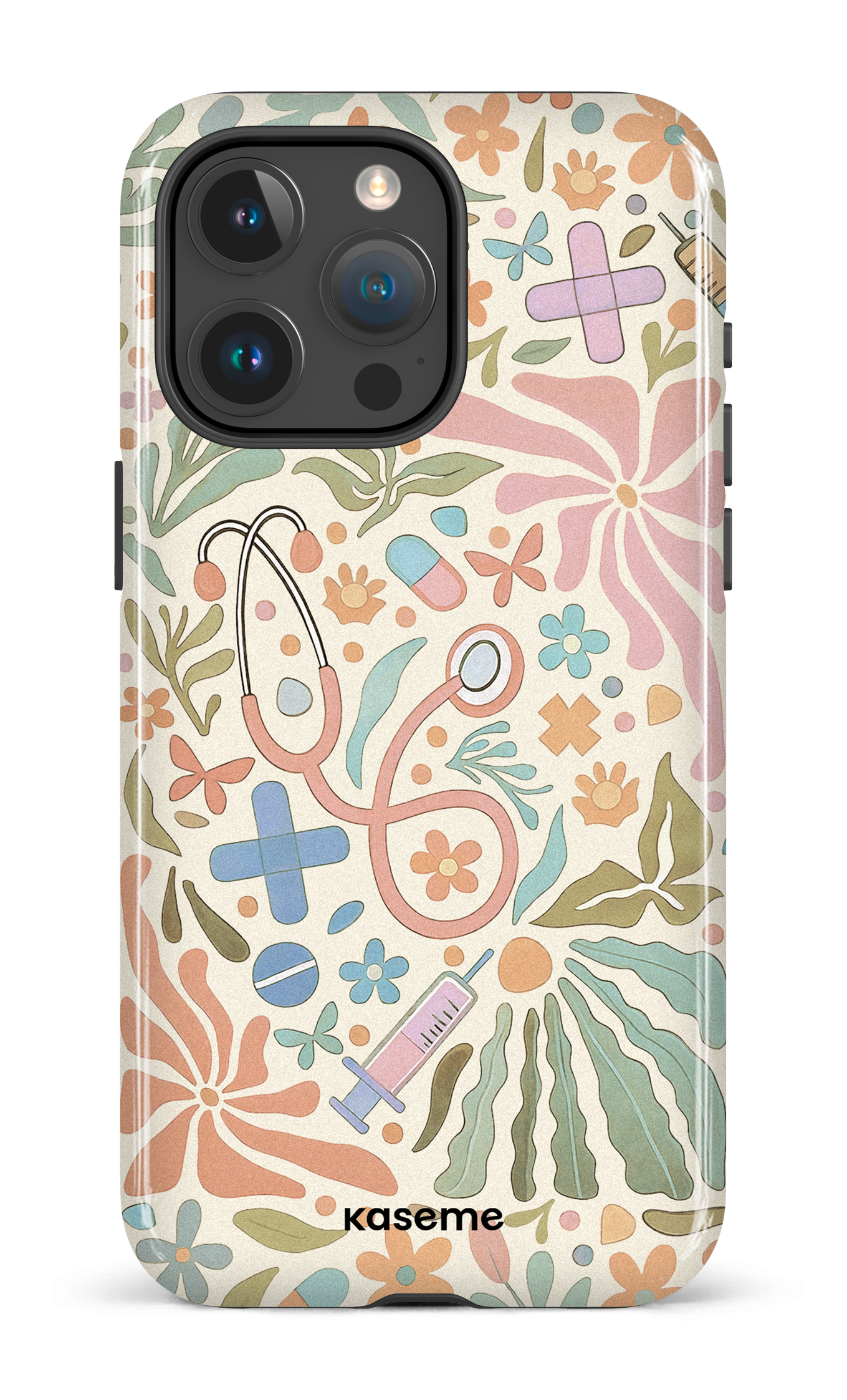 iPhone 15 Pro Max Tough VitaBloom Beige -