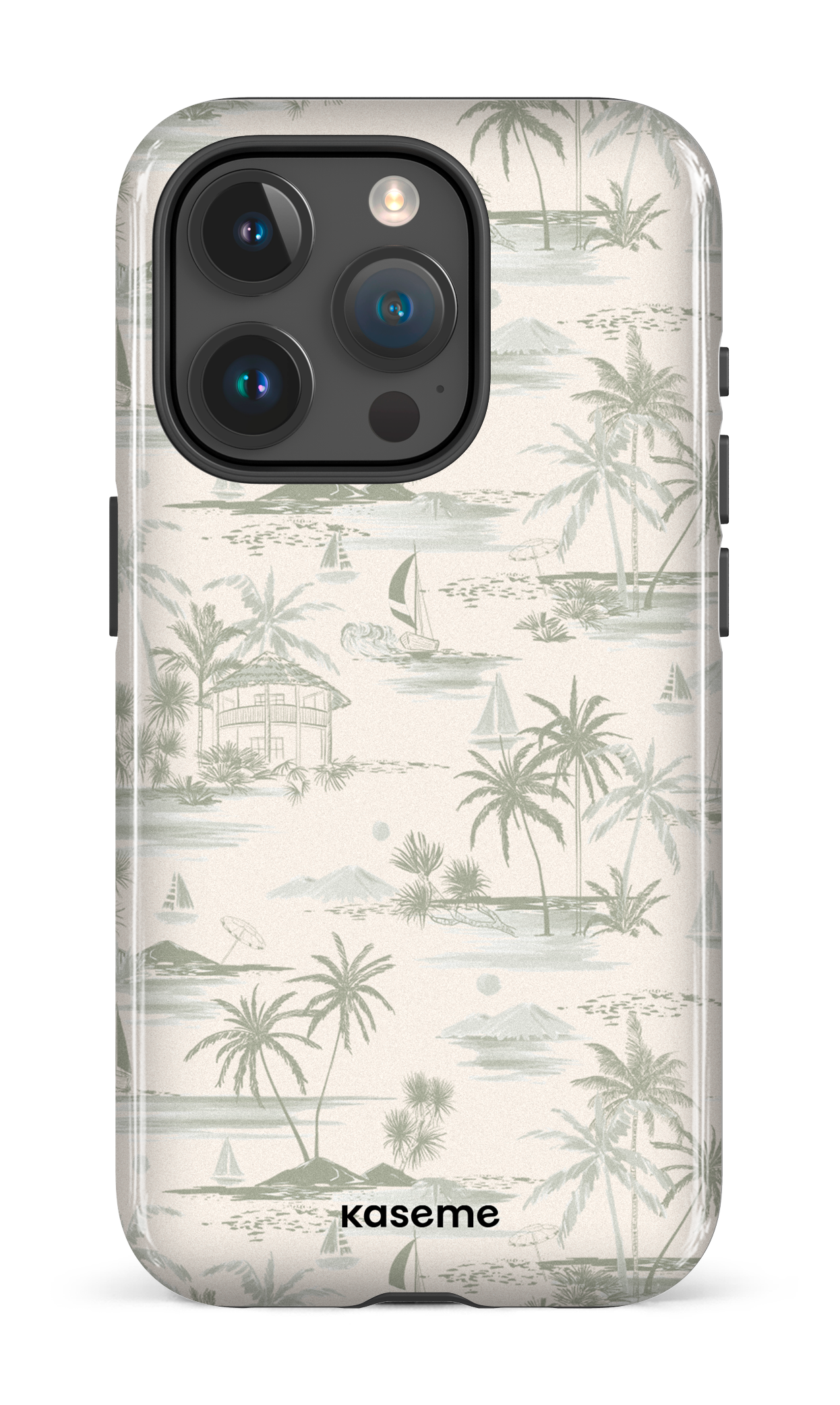 iPhone 15 Pro Tough Cabana Green -
