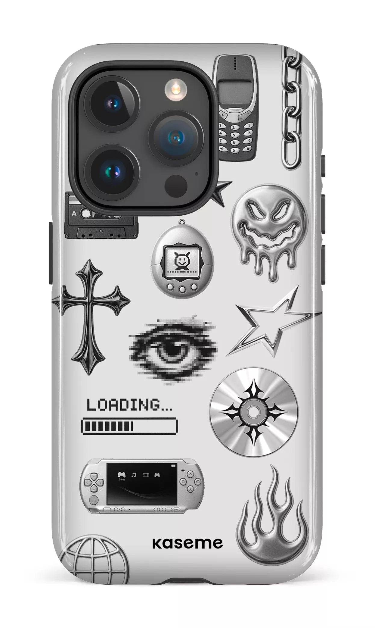 iPhone 15 Pro Tough Chrome -