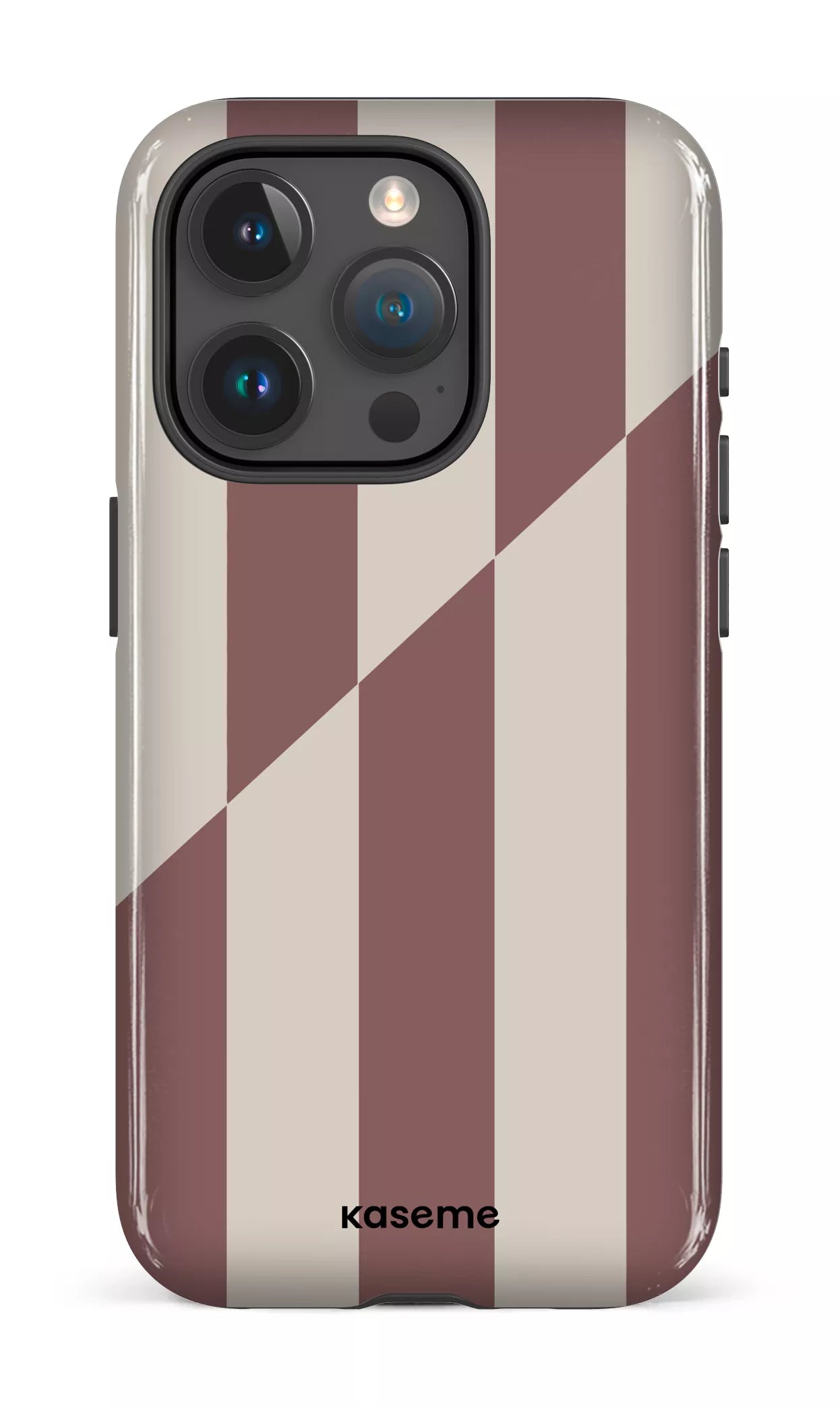 iPhone 15 Pro Tough Divided Brown -