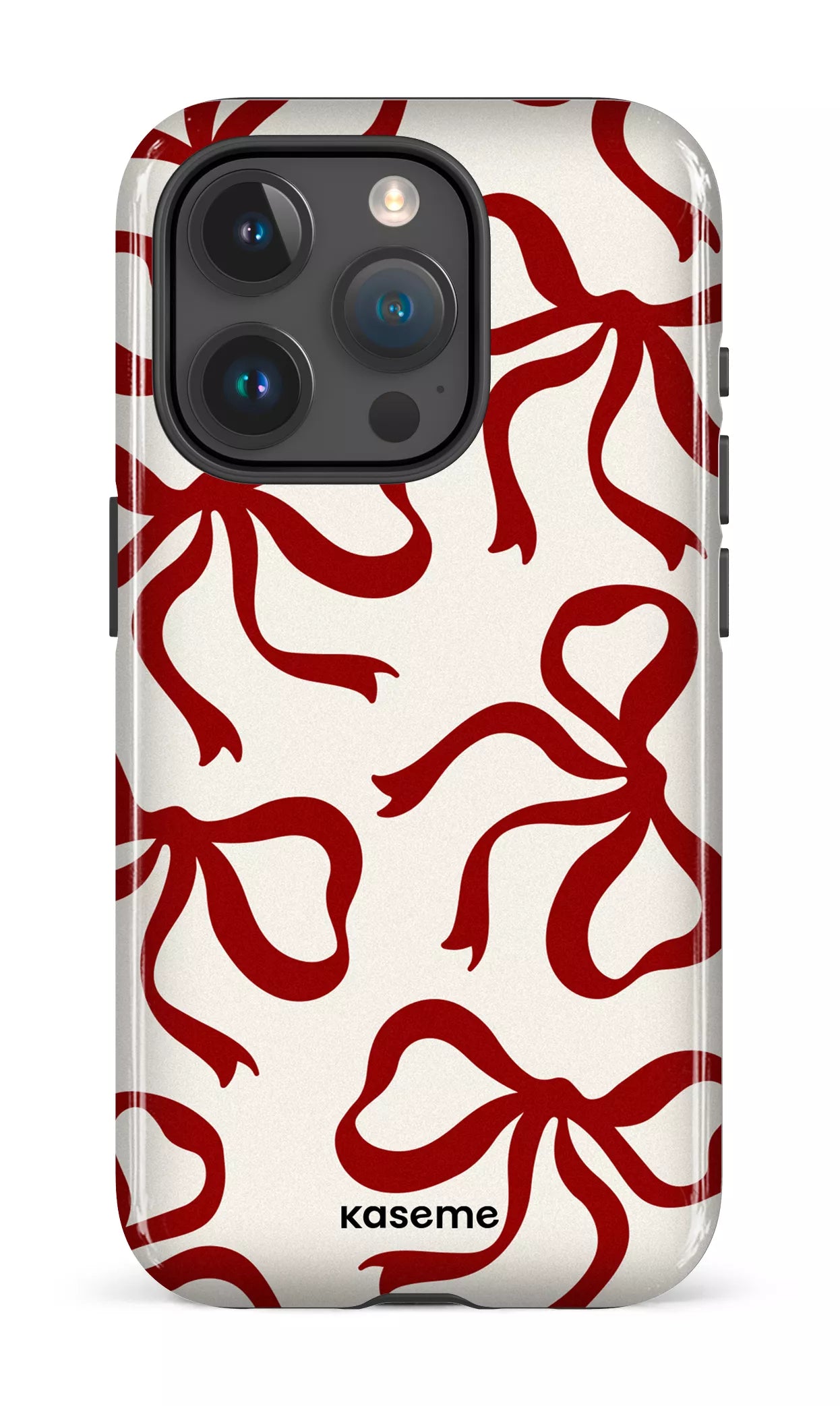 iPhone 15 Pro Tough Lace Burgundy -