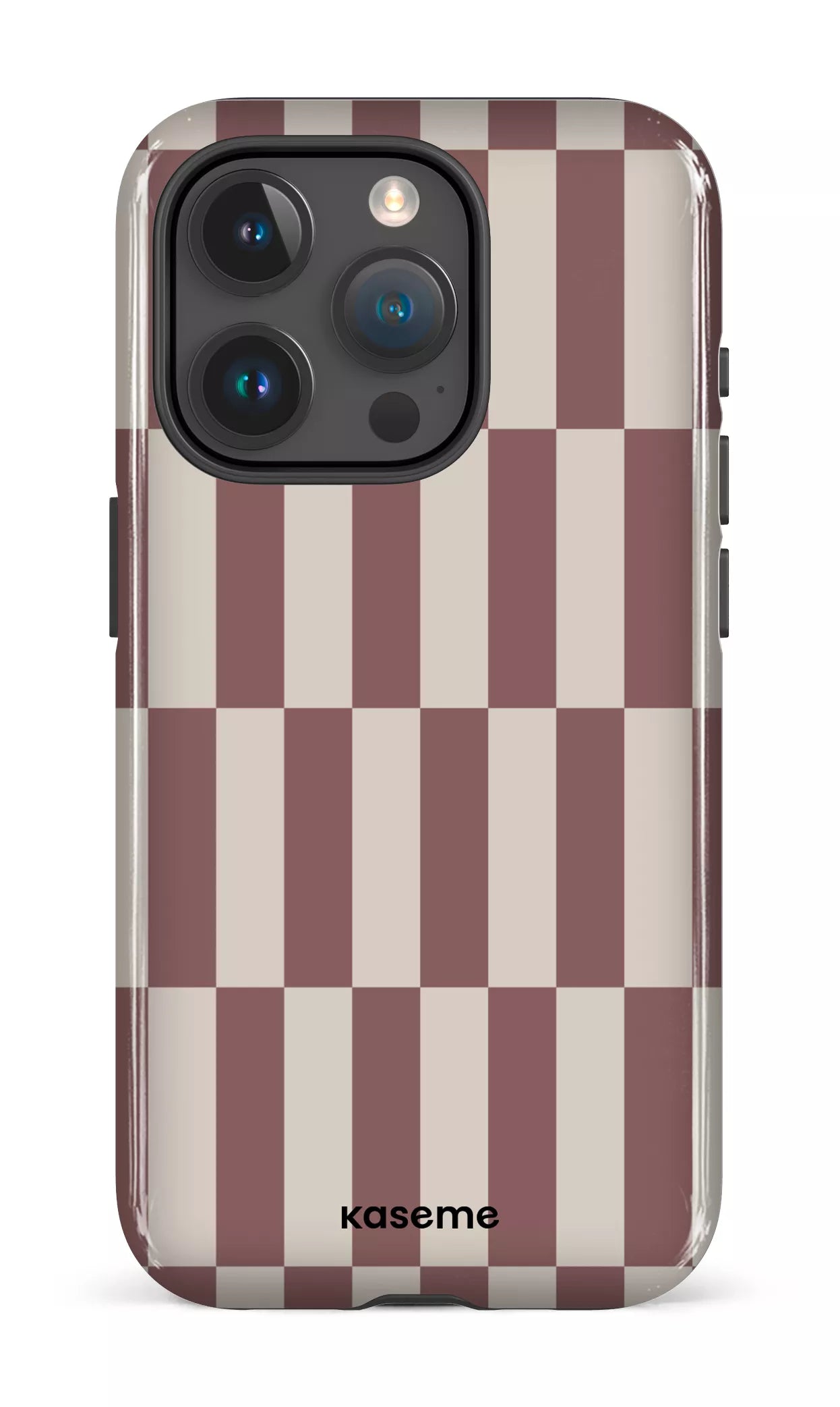 iPhone 15 Pro Tough Structured Brown -