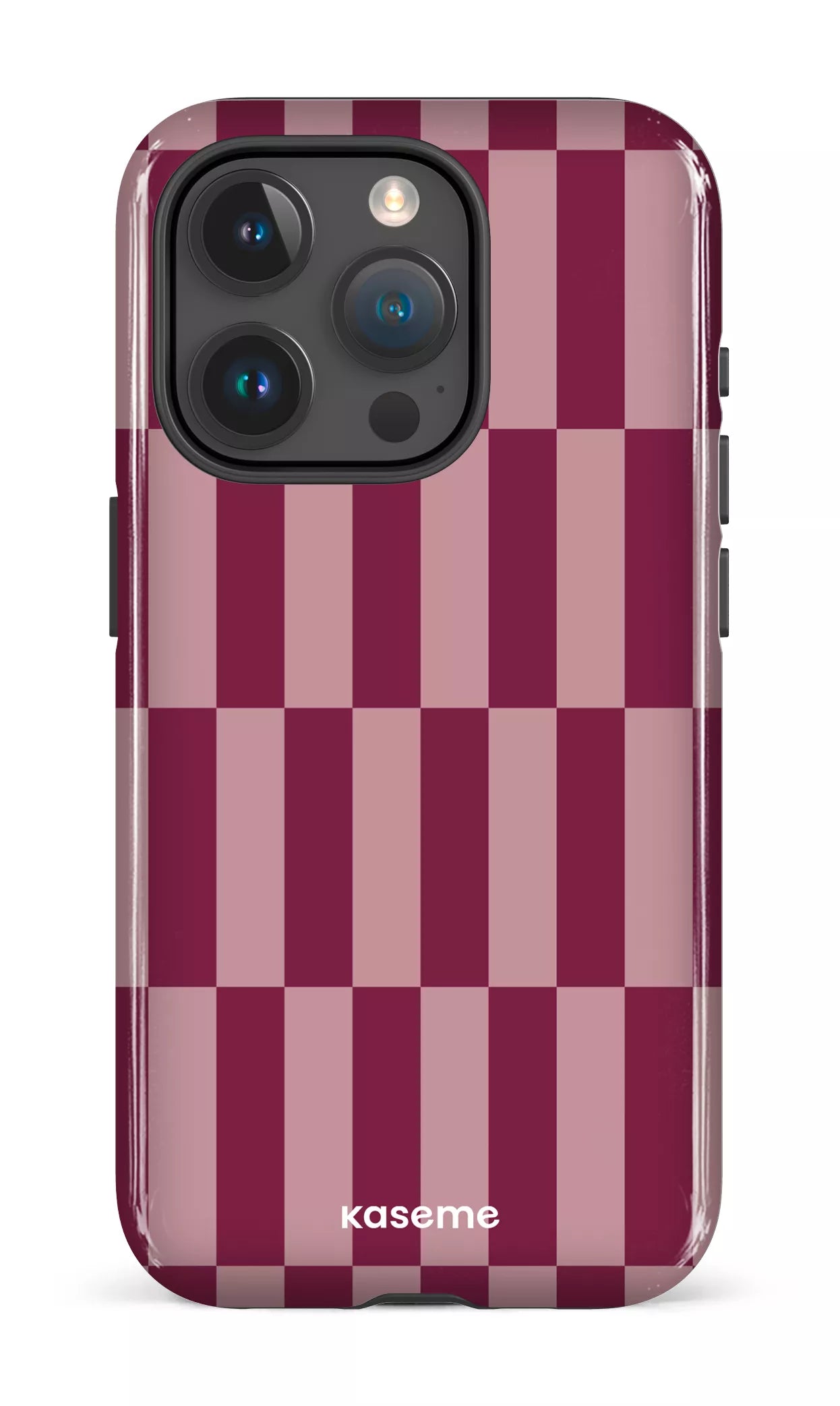 iPhone 15 Pro Tough Structured Burgundy -