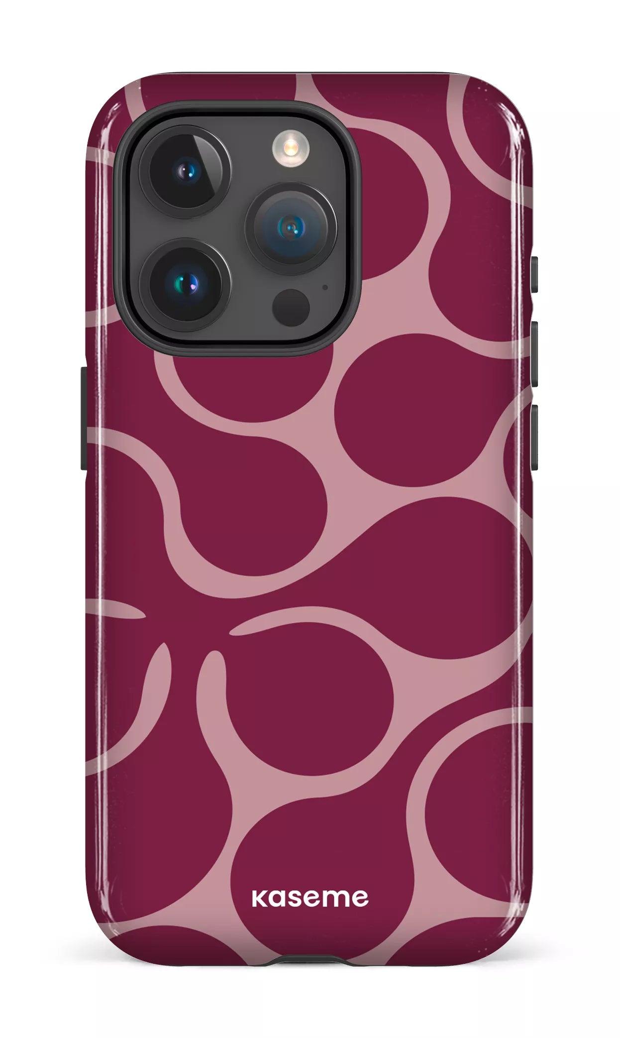 iPhone 15 Pro Tough Unscripted Burgundy -