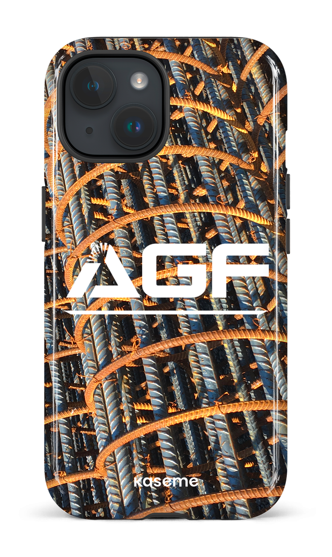 iPhone 15 Tough (Gloss) AGF Acier -