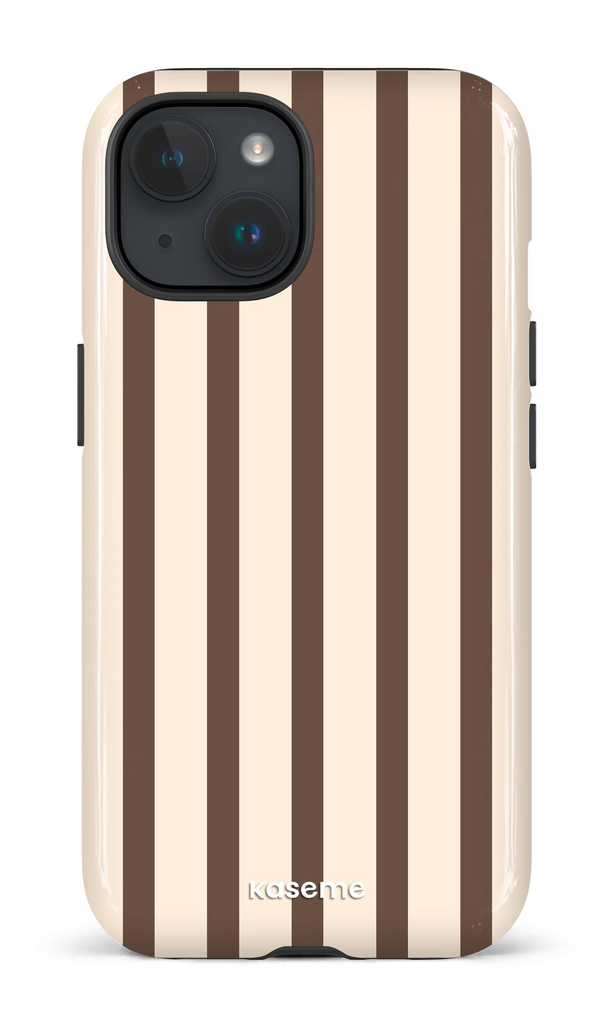 iPhone 15 Tough (Gloss) Berry Lane Cream -