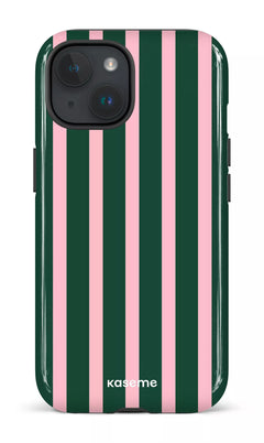 iPhone 15 Tough (Gloss) Berry Lane Green -