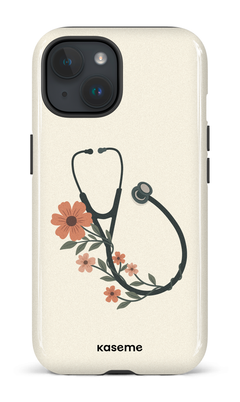 iPhone 15 Tough (Gloss) Blossom Beat Beige -