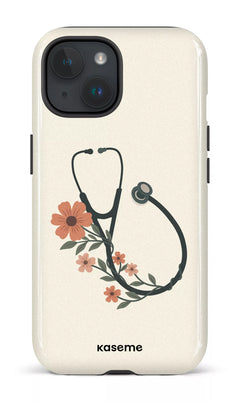 iPhone 15 Tough (Gloss) Blossom Beat Beige -