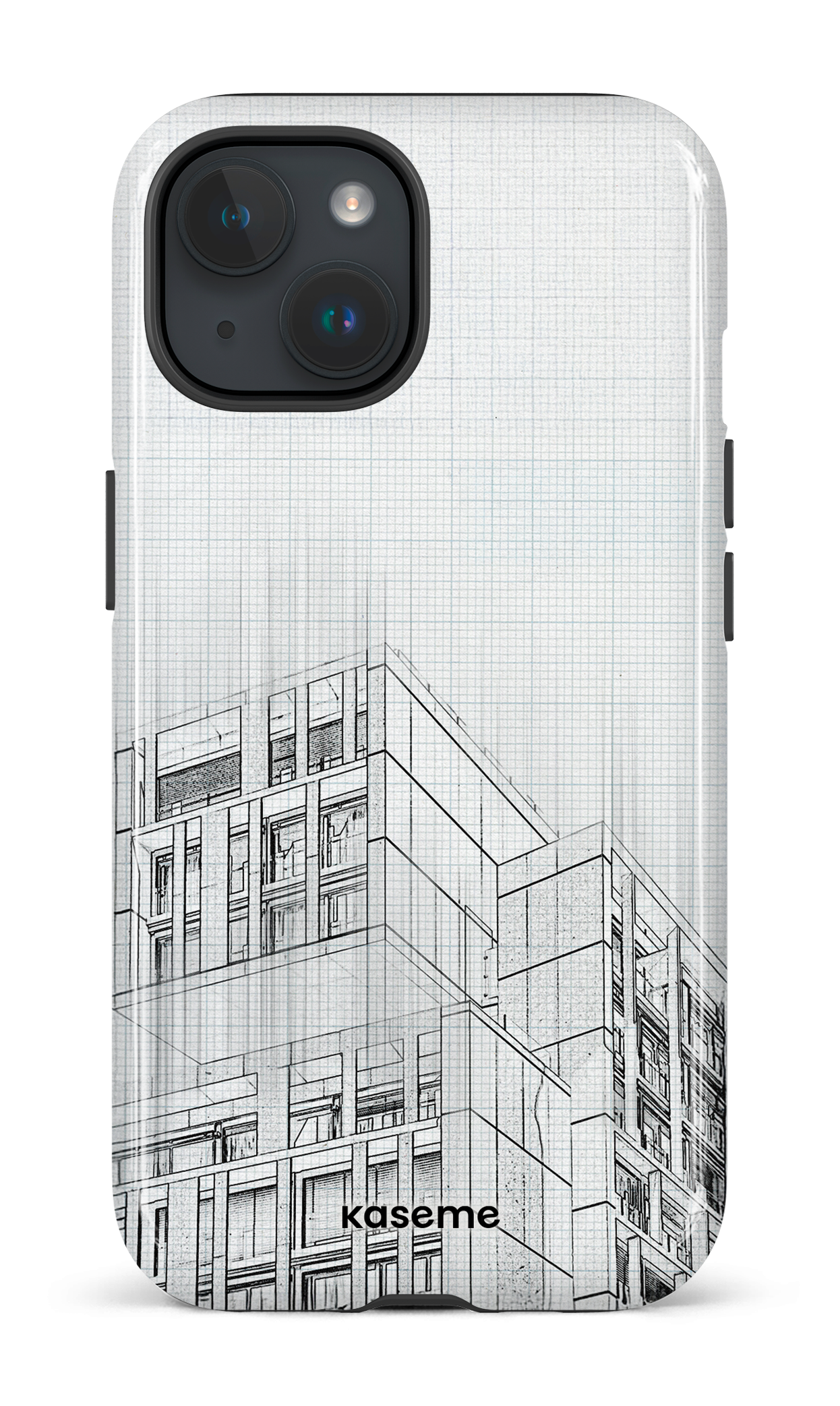iPhone 15 Tough (Gloss) Blueprint -
