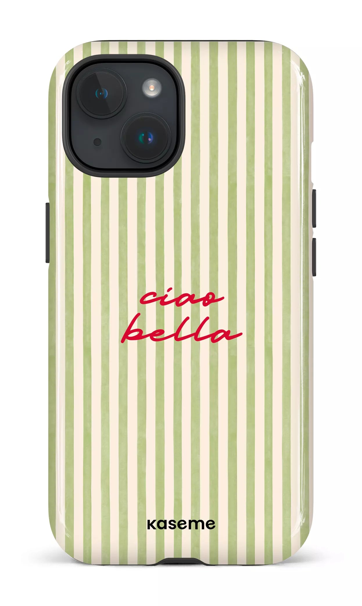 iPhone 15 Tough (Gloss) Ciao Bella Green -