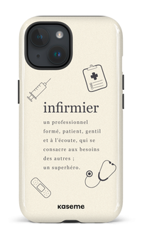 iPhone 15 Tough (Gloss) De Tout Coeur -