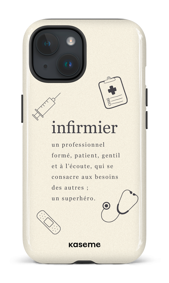 iPhone 15 Tough (Gloss) De Tout Coeur -