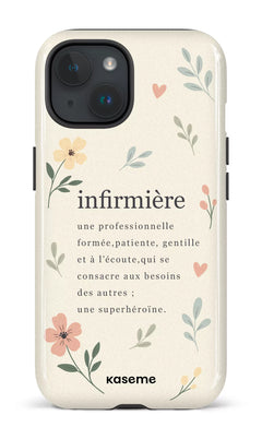 iPhone 15 Tough (Gloss) De Tout Coeur Pink -