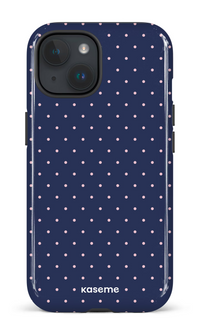 iPhone 15 Tough (Gloss) Ditsy Navy -