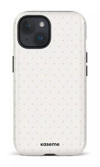 iPhone 15 Tough (Gloss) Ditsy White -