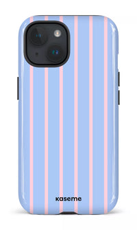 iPhone 15 Tough (Gloss) Dolce Striscia Blue -