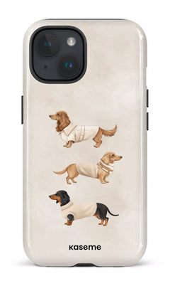 iPhone 15 Tough (Gloss) Doxies Club Beige -