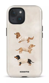 iPhone 15 Tough (Gloss) Doxies Club Beige -