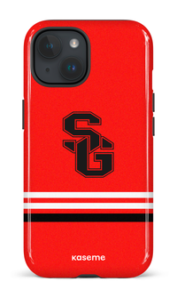 iPhone 15 Tough (Gloss) Dragons PSG Rouge -
