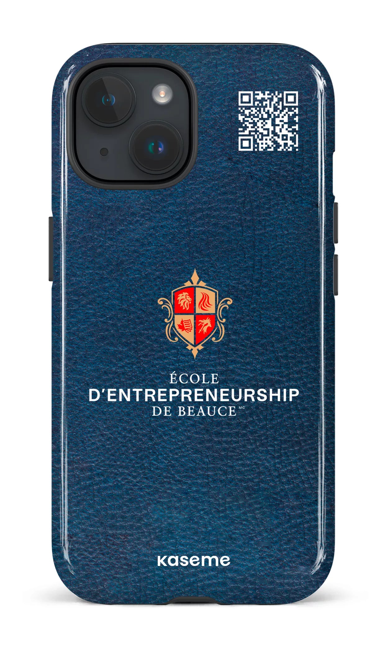 iPhone 15 Tough (Gloss) EEB Bleu QR -