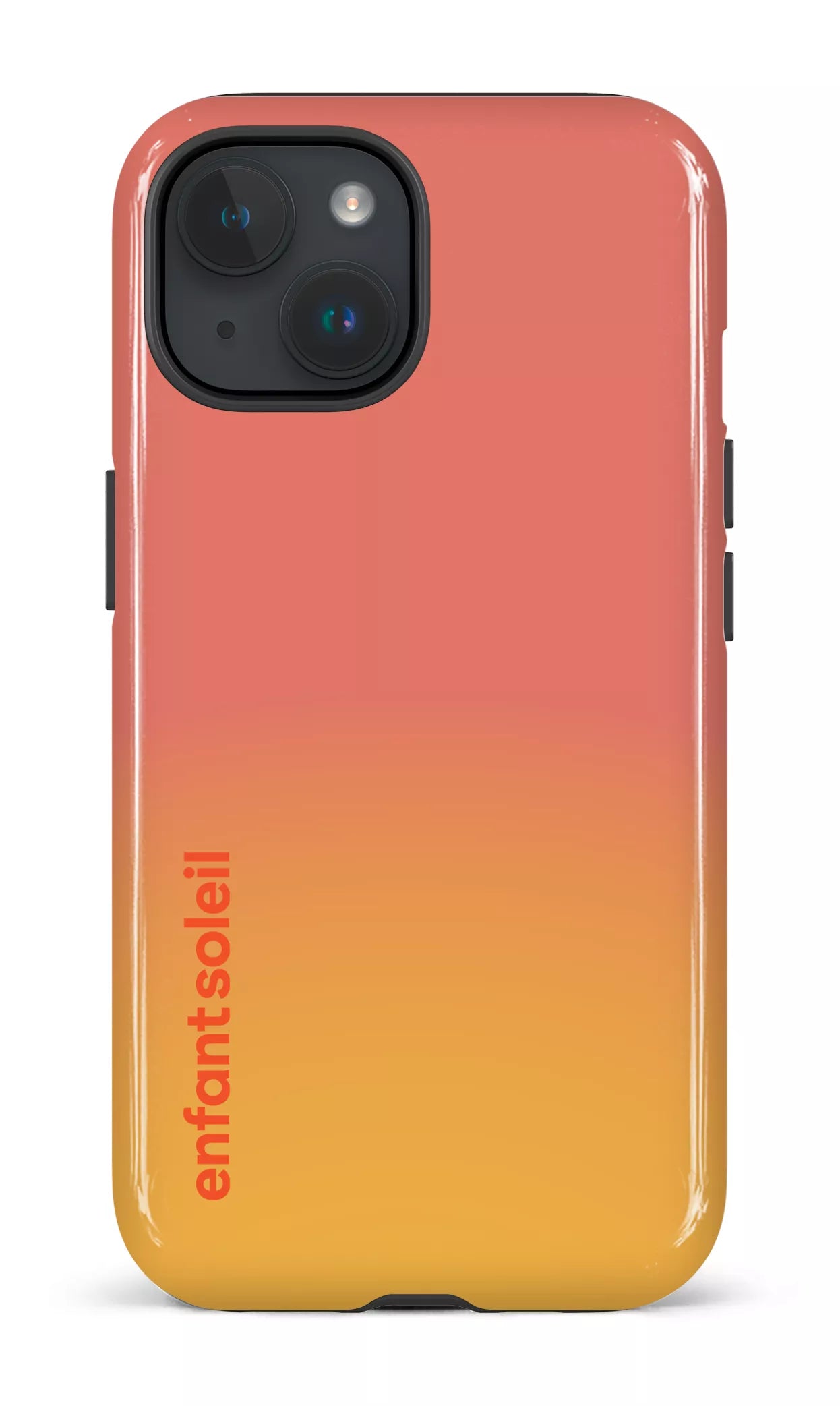 iPhone 15 Tough (Gloss) Enfant Soleil dégradé -