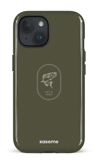 iPhone 15 Tough (Gloss) Fishing Green -