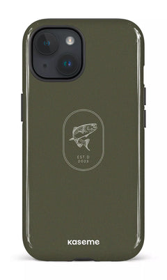 iPhone 15 Tough (Gloss) Fishing Green -